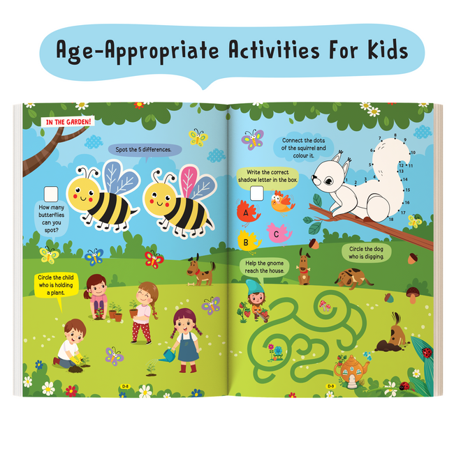 1001 Activity Book for Children Age 5+ | Brain-boosting Activities | Maths, English, Science & Brain-Booster Activities for Kids