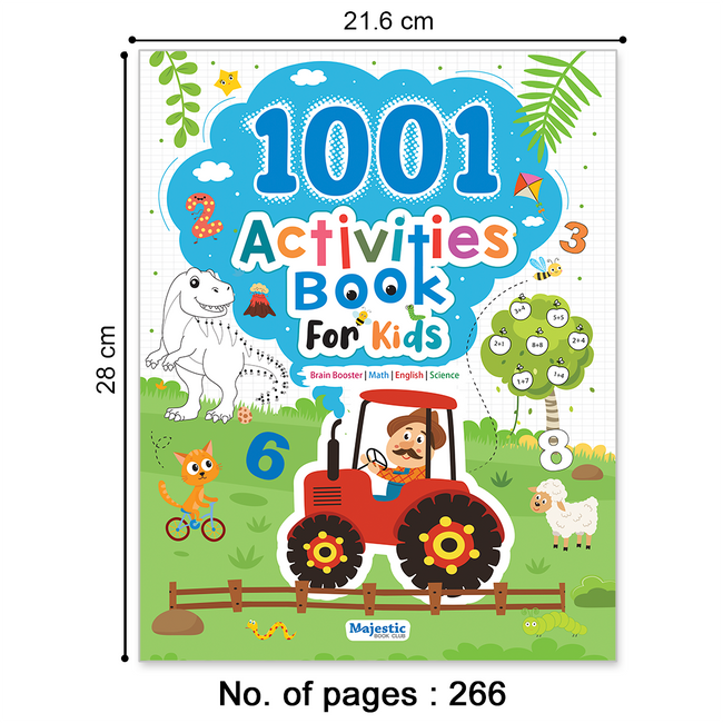 1001 Activity Book for Children Age 5+ | Brain-boosting Activities | Maths, English, Science & Brain-Booster Activities for Kids