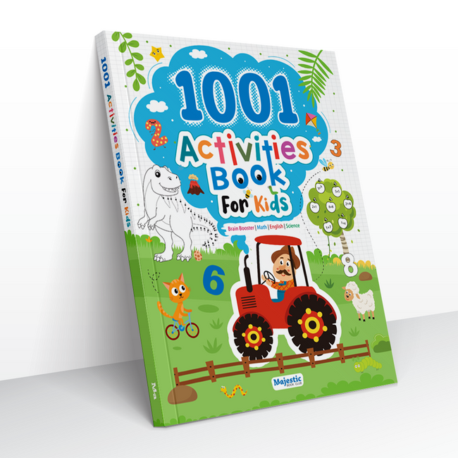 1001 Activity Book for Children Age 5+ | Brain-boosting Activities | Maths, English, Science & Brain-Booster Activities for Kids