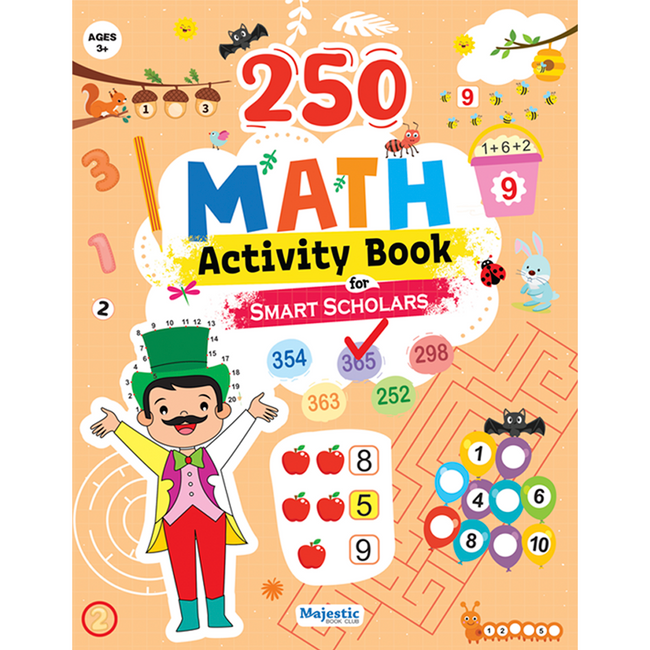 Maths Activity Book for Children Age 5+ | 250 Engaging, Skill-Booster Activities | Builds Focus and Fine-Motor Skills | Fun Learning