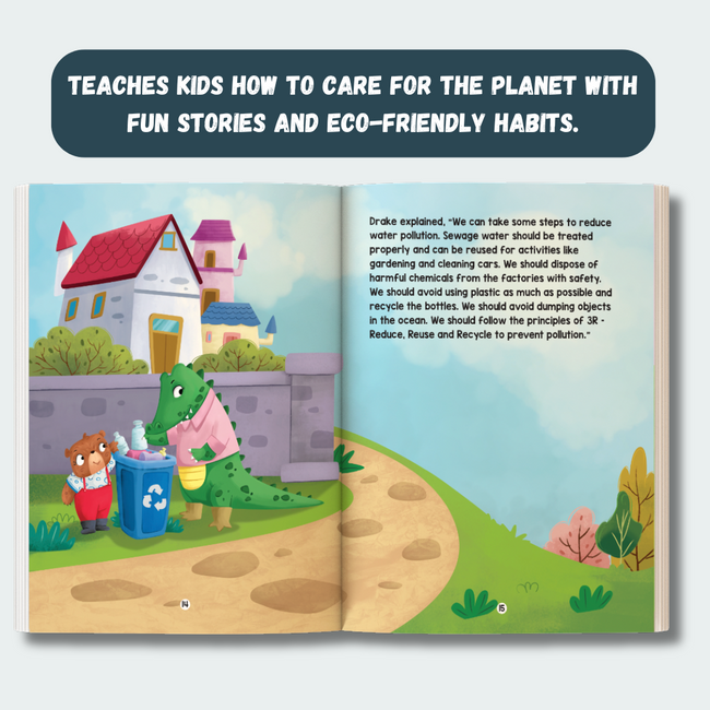 Little Green Defenders (Illustrated) - Collection of 10 Books | Educational Story Books for Children by Majestic Book Club