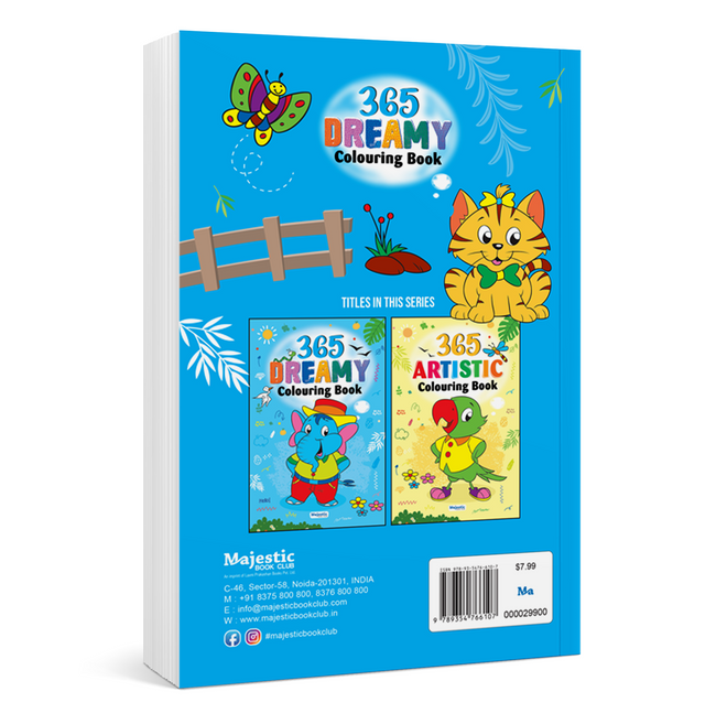 365 Dreamy Colouring Book for Kids | Jumbo Colouring Book for Children Ages 3-7 | Ideal for Little Artists & Group Activities