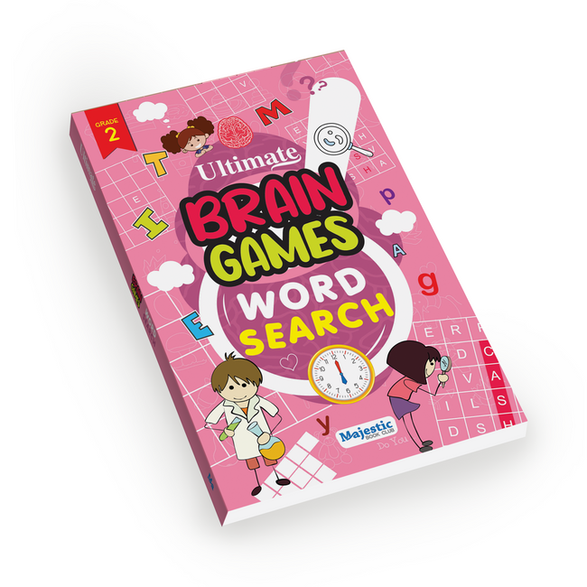 Word Search Grade 2 for Kids (Ages 5+) - Ultimate Brain Games: 120+ Exciting Word Puzzles to Enhance Linguistic Abilities