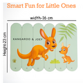 The Book Tree Play & Learn Stick Puzzle Set - 24 Dual-Sided Pieces for Kids - Explore Animal Families & Numbers - Ideal Educational Gift for Ages 3 and Up