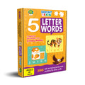 Bright Brain 5 Letter Words Puzzle - Learn to Spell 20 Four Letter Words 100 Pieces- Beautiful Colorful Pictures Age 4+ Gift Box