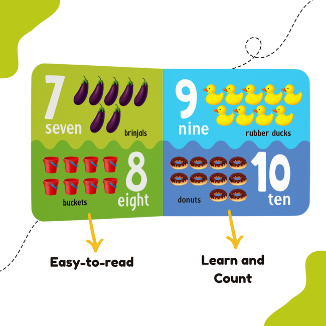 My First Baby Library Boxset: 18 Board Books (12 Pages Each) | Early Learning Gift Set for Kids Ages 2+