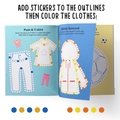 Dotted & Colouring Sticker Books Set of 4 for Kids | 8000+ Dot Stickers Book for Age 4+ | Early Learning Activity Books for Kids | Fun & Engaging Stickers Book for Kids & Children | Ideal for Gifting