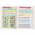 My First Time Money and Fractions Workbook for Kids | Telling Time, Analog & Digital Clocks, Comparing Fractions & Counting Money | Math Practice Activity Book for Children | Ages 5+