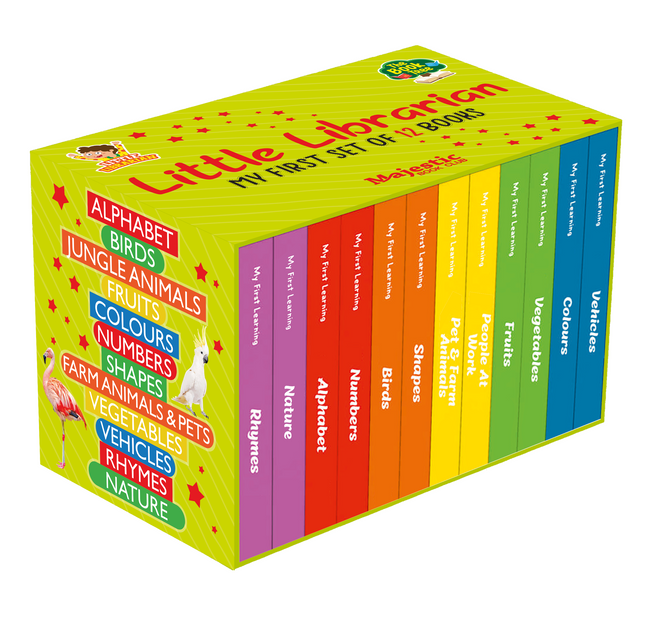 My First Learning Little Librarian- PART 1 (Set of 12 Board Books)