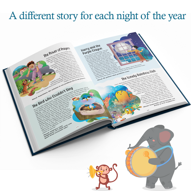 365 Bedtime Stories For Children | 365 Illustrated Bedtime Stories With Colourful PicturesĀ forĀ Children