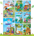 Aesop's Fables Story Books for Kids | Set of 8 Books | Aesop's Fables Moral Short Stories with Colourful Pictures - 3 Years to 10 Years Old Children | English Story Book
