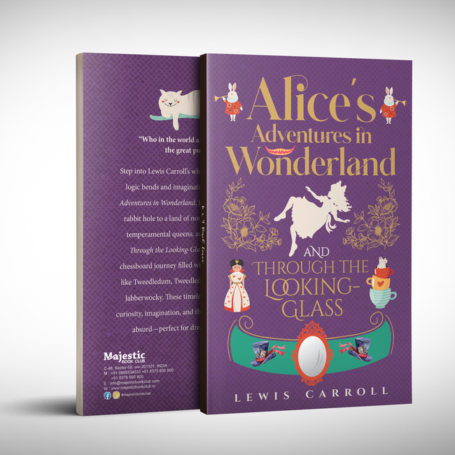 Alice’s adventures in wonderland & Through the Looking-Glass by Jane Austen | Classic Literature | Unabridged & Complete (208 Pages) | Fiction Novel for Readers of All Ages