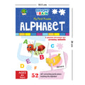 Bright Brain Alphabet Puzzle - 52 Piece Jigsaw Puzzle for Preschoolers, Educational Toy for Learning ABC and Letters, Gifts for Kids Ages 3 to 6
