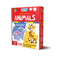 Bright Brain Animals Puzzle 20+ Big Size Piece Jigsaw Puzzle for Preschoolers, Educational Toy for Learning Animals, Gifts for Kids Ages 3 to 6