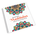Relaxing Mandalas Colouring Book for Adults, Stress Relief Mandala Designs for Mindfulness and Meditation, Anti-Stress Art Therapy Activity Book, Gift for Men and Women