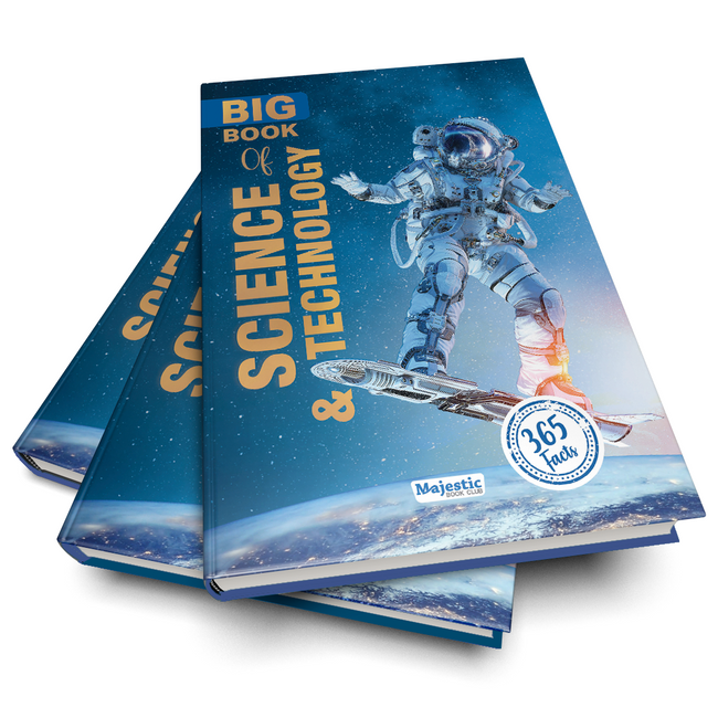 365 Big Book of Science & Technology Facts Book for Kids Ages 8+ | Educational Encyclopedia β Hardbound with Premium Art Paper β 365 Facts for 365 Days β Colourful Images and Bold Text for Easy Reading β Educational Encyclopedia by Majestic Book Club