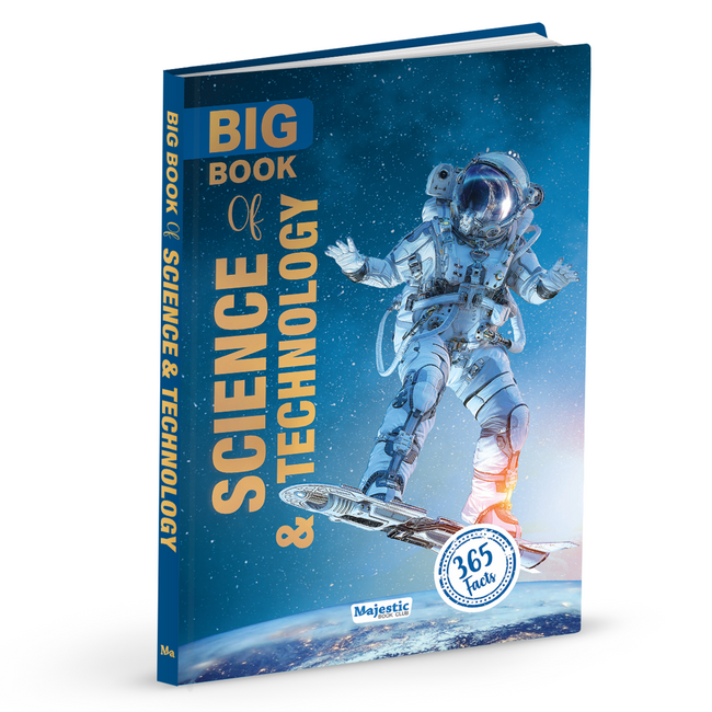 365 Big Book of Science & Technology Facts Book for Kids Ages 8+ | Educational Encyclopedia β Hardbound with Premium Art Paper β 365 Facts for 365 Days β Colourful Images and Bold Text for Easy Reading β Educational Encyclopedia by Majestic Book Club