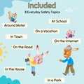 The Great Book of Safety Story Book for Kids Ages 4+ | Covers 8 Everyday Safety Topics | 130 Pages | Illustrated Educational Book for Children