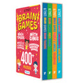 400+ Brain Boosting Activity Book for 6+ Years Old Kids | Set of 4 book - 400+ activities with Maths Games, Brain Teasers, Puzzle & Logical Reasoning, Crosswords & Word Games