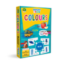 Bright Brain Colours Puzzle - Learn & Identify Colours with 40 Pieces – Beautiful Colourful Puzzle Pieces for Kids Age 3+ - Gift Box by Majestic Book Club