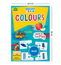 Bright Brain Colours Puzzle - Learn & Identify Colours with 40 Pieces – Beautiful Colourful Puzzle Pieces for Kids Age 3+ - Gift Box by Majestic Book Club