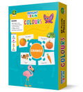 Bright Brain Colours Puzzle - Learn & Identify Colours with 40 Pieces – Beautiful Colourful Puzzle Pieces for Kids Age 3+ - Gift Box by Majestic Book Club
