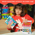 400+ Brain Boosting Activity Book for 6+ Years Old Kids | Set of 4 book - 400+ activities with Maths Games, Brain Teasers, Puzzle & Logical Reasoning, Crosswords & Word Games