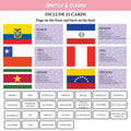 My First 100 Illustrated Flashcards: Continents - Explore continents, countries, flags, capitals, currencies, languages, and cultural facts.