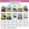 My First 100 Illustrated Flashcards: Transport - Embark on exciting Journeys with Colourful Illustrations of Land, sea, and air Transport, Sparking Imagination and Early Learning in Toddlers.