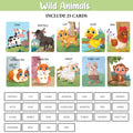 My First 100 Illustrated Flashcards: Animals - Explore The Animal Kingdom with Vibrant Illustrations, Fostering Early Learning and Curiosity in Toddlers.