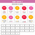 My First 100 Illustrated Flashcards: Sight & Action Words - Immerse young learners in a world of essential sight words and action words, fostering literacy skills and vocabulary development through engaging action and recognition.
