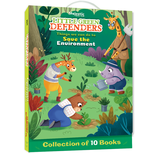 Little Green Defenders (Illustrated) - Collection of 10 Books | Educational Story Books for Children by Majestic Book Club