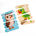The Book Tree Birds Stick Puzzle Set - 24 Dual-Sided Pieces - Vibrant Imagery & Learning - Unique Educational Gift for Curious Kids, Ages 3+