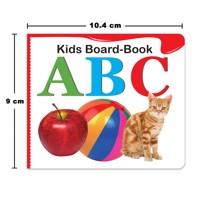 Early Learning Board Book Set for Kids Ages 1+ | 5 Book Set for Toddlers | ABC, Numbers, Fruits, vegetables, Hindi Alphabet | Ideal gift for 1+ Year Old Boys and Girls | Educational Picture Board Books