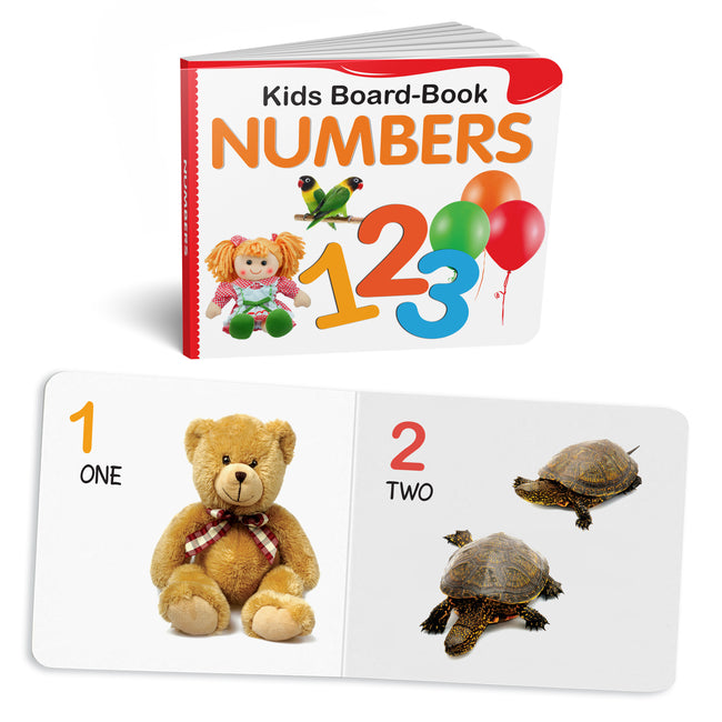 Early Learning Board Book Set for Kids Ages 1+ | 5 Book Set for Toddlers | ABC, Numbers, Fruits, vegetables, Hindi Alphabet | Ideal gift for 1+ Year Old Boys and Girls | Educational Picture Board Books