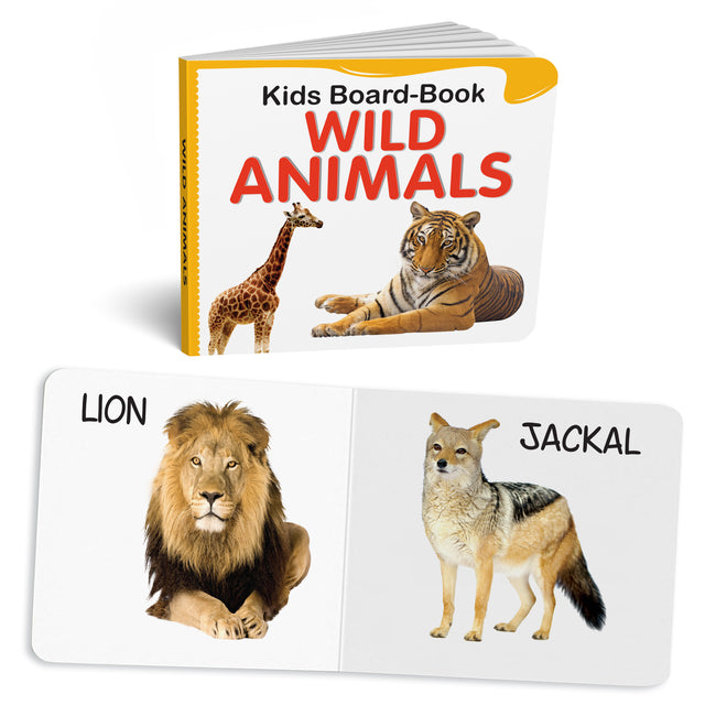 Early Learning Board Book Set for Kids Ages 1+ | 5 Book Set for Toddlers | Shapes & Colours, Birds, Domestic Animals, Wild Animals, and Vehicles | Gift for 1+ Year Old Boys and Girls | Educational Picture Board Books