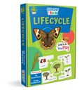 Bright Brain Lifecycle Puzzle - Explore & Understand Lifecycles with 40 Puzzle Pieces – Perfect for Kids Age 3+ - Gift Box by Majestic Book Club
