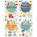 Math Magic – Addition, Subtraction, Times Tables & Division | Set of 4 Maths Activity Books for Children Ages 4+ | Fun Puzzles, Counting & Number Games