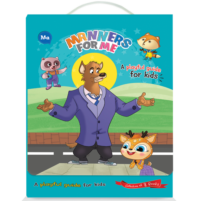 Manners for Me- 8 book set Majestic book club manners books for kids. Say Excuse Me, Respect Others, Say Hello, Say Thankyou, Learn to Share, Say Please, Follow Rules and Say Sorry