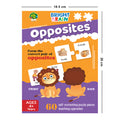 Bright Brain Opposites 60 Piece Jigsaw Puzzle for Preschoolers, Educational Toy for Learning Opposites, Gifts for Kids Ages 3 to 6