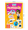 Bright Brain Professions Puzzle - Discover & Match 40 Profession Pieces – Fun Educational Toy for Kids Age 3+ - Gift Box by Majestic Book Club