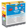 Transport Puzzle for Kids, 60 Puzzle Pieces & 25 Flashcards