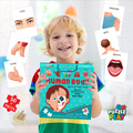 Human Body Puzzle Box for Kids I 50+ Jigsaw Puzzle Pieces & 25 My Body Flashcards I Educational Toy for Children Age 4+ I for Children