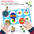 Bright Brain Rolling Balls Colours Shapes & Patterns | Educational Sorting & Matching Game for Kids