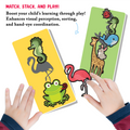 Bright Brain Shadow Stacker Animal Matching Game | Shadow Recognition Sorting Puzzle for Kids