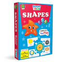 Bright Brain Shapes Puzzle - Learn & Recognise Shapes with 40 Puzzle Pieces – Engaging Activity for Kids Age 3+ - Gift Box by Majestic Book Club