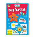 Bright Brain Shapes Puzzle - Learn & Recognise Shapes with 40 Puzzle Pieces – Engaging Activity for Kids Age 3+ - Gift Box by Majestic Book Club