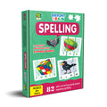 Bright Brain Spellings 82 Piece (20 Sets) Jigsaw Puzzle for Preschoolers, Educational Toy for Learning Space, Gifts for Kids Ages 3 to 6