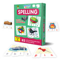 Bright Brain Spellings 82 Piece (20 Sets) Jigsaw Puzzle for Preschoolers, Educational Toy for Learning Space, Gifts for Kids Ages 3 to 6