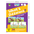 Bright Brain What's Different 30 Piece Jigsaw Puzzle for Preschoolers, Educational Toy for Finding Differences Among Pictures, Gifts for Kids Ages 3 to 6